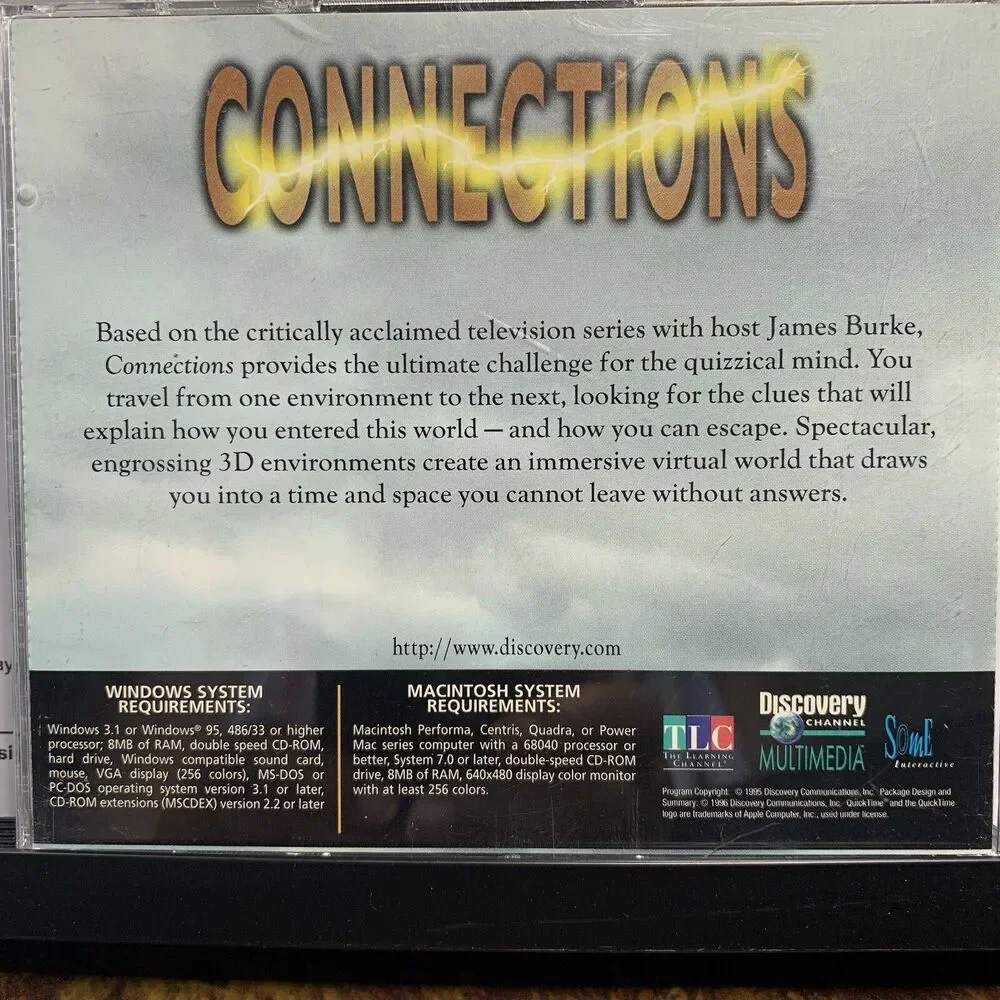 Vintage Connections: It's A Mind Game (Windows/Mac, 1995) Video Game